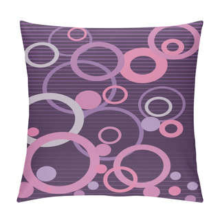 Personality  Retro Pattern Circles Pillow Covers