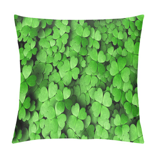 Personality  Expanse Of Four-leaf Clovers Pillow Covers