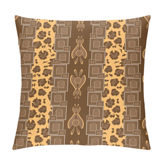Personality  Africa Stile Ornament Background Pillow Covers