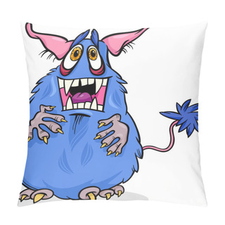 Personality  Cartoon Funny Monster Illustration Pillow Covers