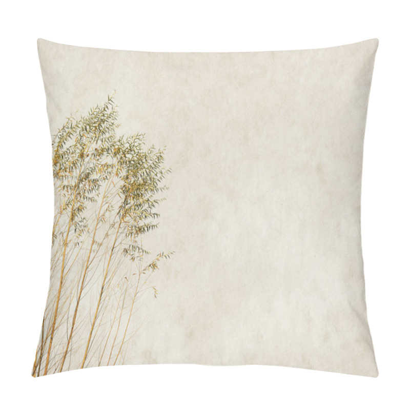 Personality  Tree With Old Grunge Antique Paper Pillow Covers