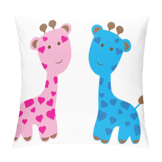 Personality  Giraffes Pillow Covers