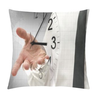 Personality  Time Management Concept Pillow Covers