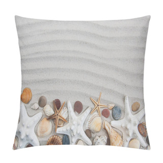 Personality  Seashells And Starfish Border Pillow Covers