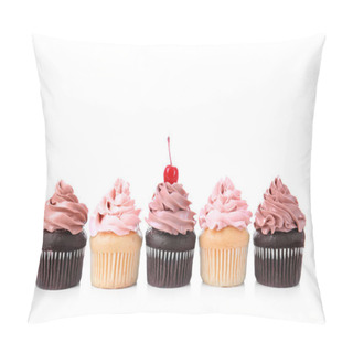 Personality  Delicious Chocolate And Vanilla Cupcakes   Pillow Covers