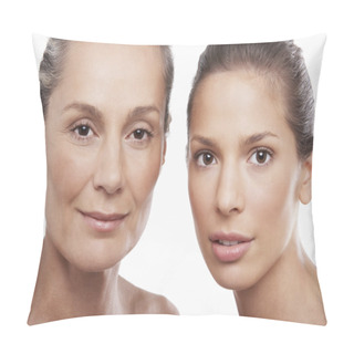 Personality  Young And Mature Beautiful Women Pillow Covers