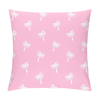 Personality  Vector Seamless Pattern Of Hand Drawn Palm Tree Pillow Covers