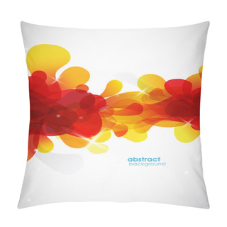 Personality  Abstract Colored Background With Circles. Pillow Covers