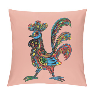 Personality  Decorative Cock Illustration Pillow Covers