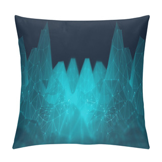Personality  Polygonal Mosaic Background. Pillow Covers