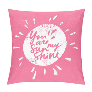 Personality  Expressive Brush Hand Lettering Pillow Covers