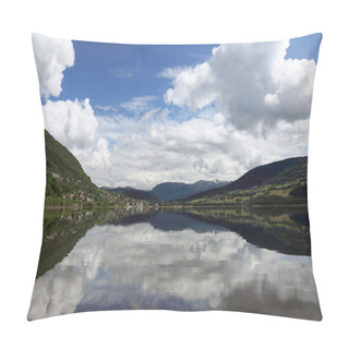 Personality  Beautifull Valley Deep In Norwegian Mountains, Scandinavian Land Pillow Covers