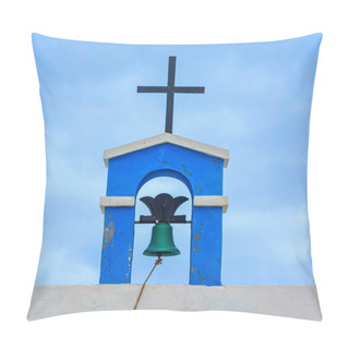 Personality  Bell And Cross Of A Canarian Church Pillow Covers