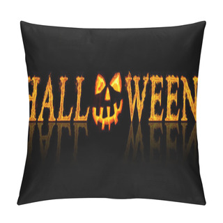 Personality  Halloween Text - Old Jack-o-lantern Pillow Covers
