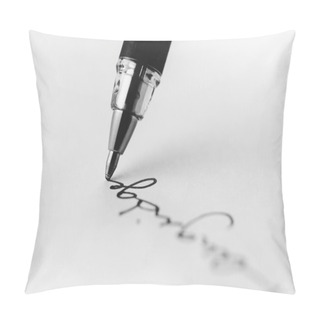 Personality  Pen Writing On Paper Pillow Covers