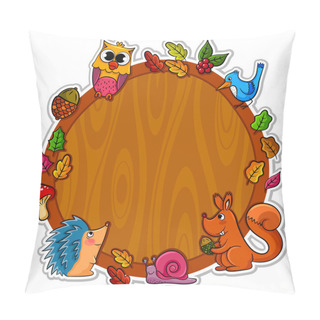 Personality  Forest Frame Pillow Covers