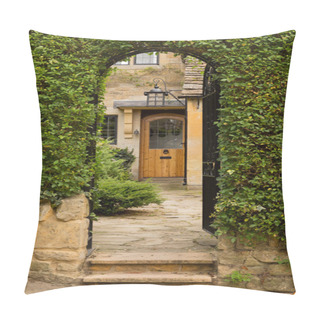 Personality  Old Houses In Cotswold District Of England Pillow Covers