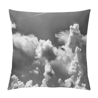 Personality  Blue Sky And White Clouds After The Storm. Pillow Covers