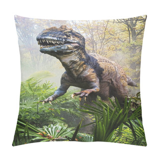 Personality  Metriacanthosaurus Is A Dinosaur From The Late Jurassic Period Pillow Covers