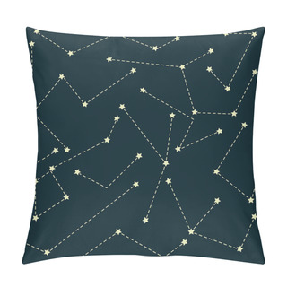 Personality  Background Of Constellations Pillow Covers