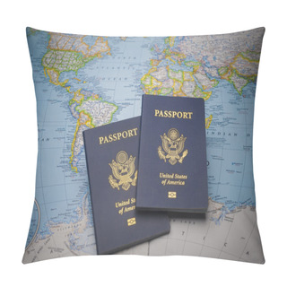 Personality  Passports To World Travel Pillow Covers