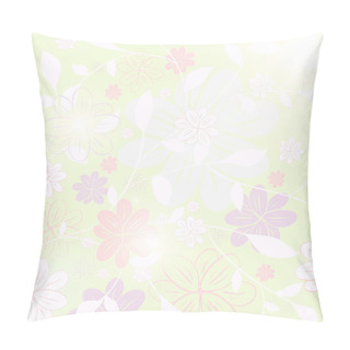 Personality  Vector Spring Or Summer Background Pillow Covers