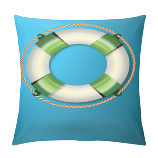 Personality  Red Life Buoy Pillow Covers