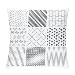 Personality  Rhombus, Hexagon And Grid   Pillow Covers