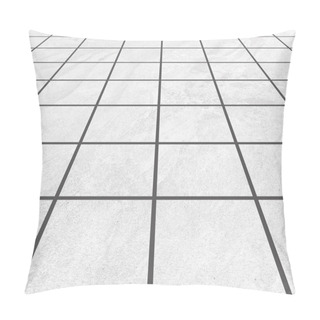 Personality  Outdoor White Tile Floor Background  Pillow Covers