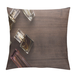 Personality  Different Perfume Bottles On The Table Pillow Covers