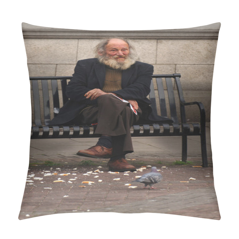 Personality  Homeless Man Pillow Covers