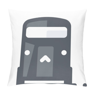 Personality  Bus Citroen Logistics Icon In Filled Outline Style Pillow Covers