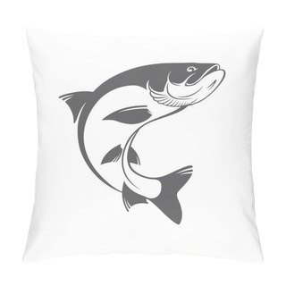 Personality  Chub Fish For Logo Or Print Pillow Covers