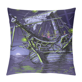 Personality  Adventure Island - The Ghost Ship Pillow Covers