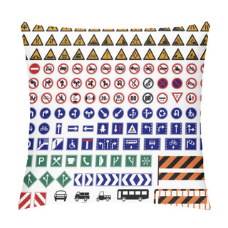 Personality  Traffic Sign Pillow Covers