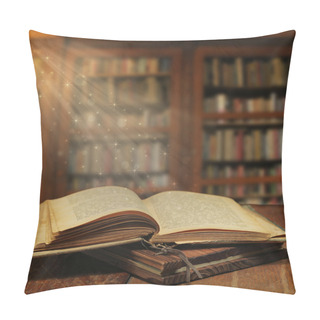 Personality  Opened Magic Book With Magic Light Pillow Covers