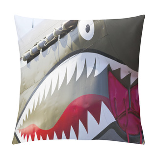 Personality  P-40 Warhawk WWII Aircraft Pillow Covers