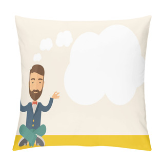 Personality  Businessman Get The Idea Pillow Covers