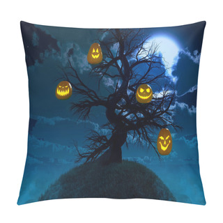 Personality  Halloween Design - Forest Pumpkins.  Pillow Covers