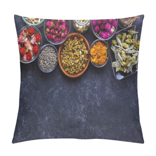 Personality  Assortment Of Dry Flower Tea Pillow Covers