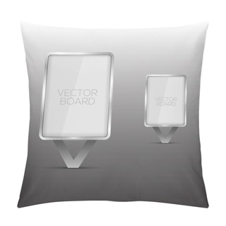 Personality  Vector Glass Billboard Vector Illustration  Pillow Covers