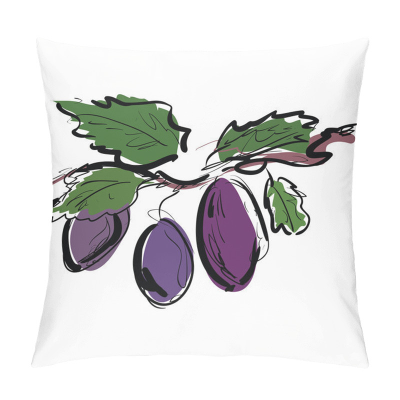Personality  Plum On The Branch Pillow Covers