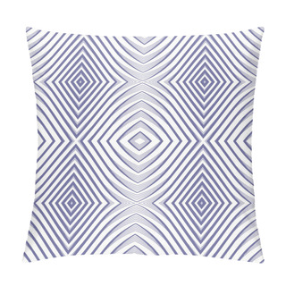 Personality  Seamless Geometric Rhombuses Pattern. Pillow Covers
