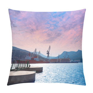 Personality  Cartagena Murcia Port Marina In Spain Pillow Covers