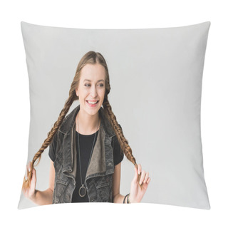 Personality  Attractive Blonde Woman  Pillow Covers