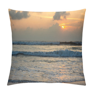 Personality  Sunset Over Sea Pillow Covers