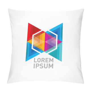 Personality  Creative Vector Icon For Business Pillow Covers
