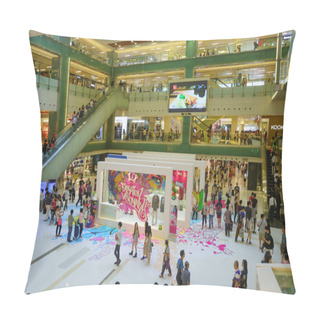 Personality  Shopping Store Interior Pillow Covers