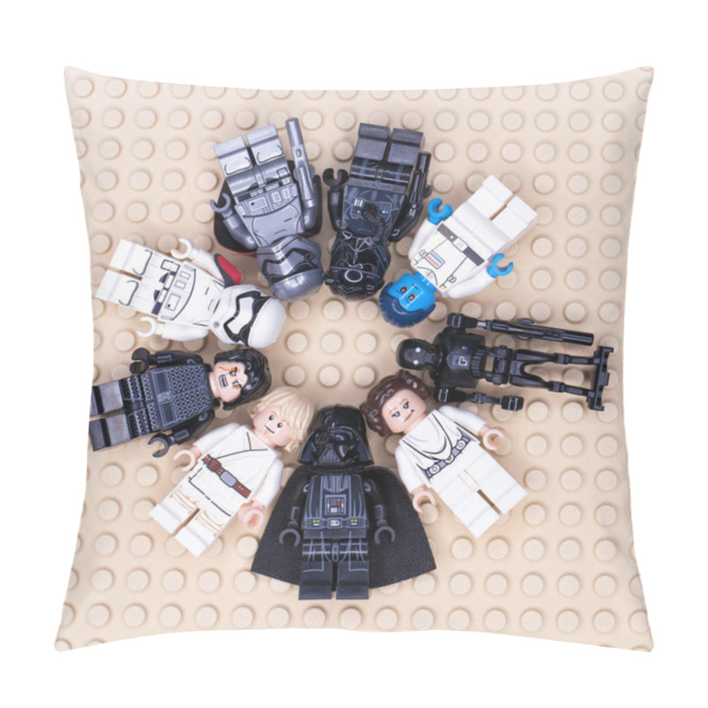 Personality  RUSSIAN, SAMARA - JANUARY 24, 2019. LEGO STAR WARS. Minifigures Star Wars Various Characters  Pillow Covers