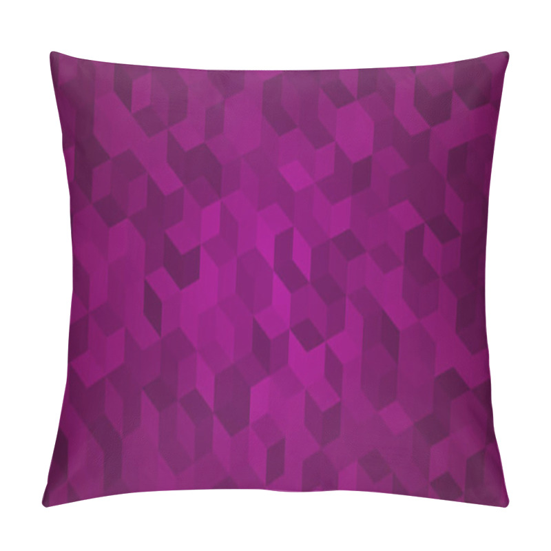 Personality  Abstract background of isometric cubes pillow covers